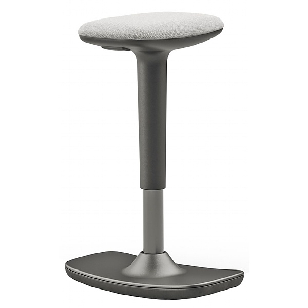 Perch Black Sit-Stand Stool