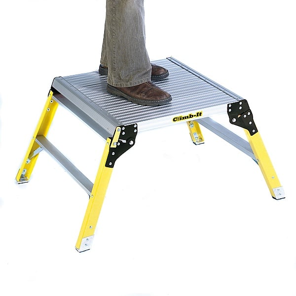 Climb-It Aluminium Platform with Glass Fibre Legs