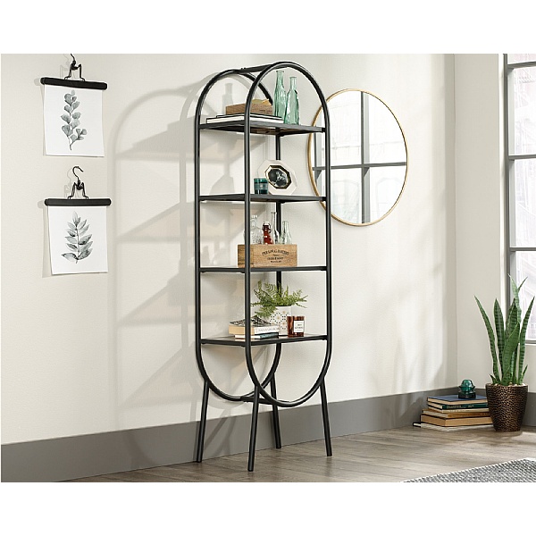 Chania Home Office Oval Bookcase