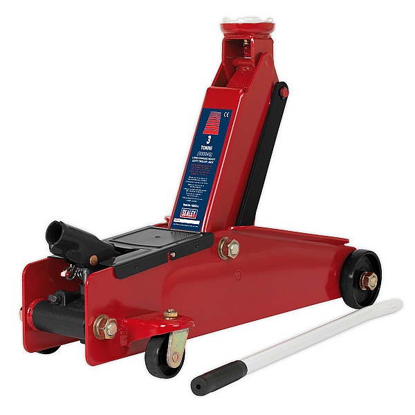 Sealey Trolley Jack - 3 Tonne Long Chassis Heavy-Duty