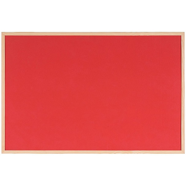 Bi-Office Reversible Red/Cork Notice Board