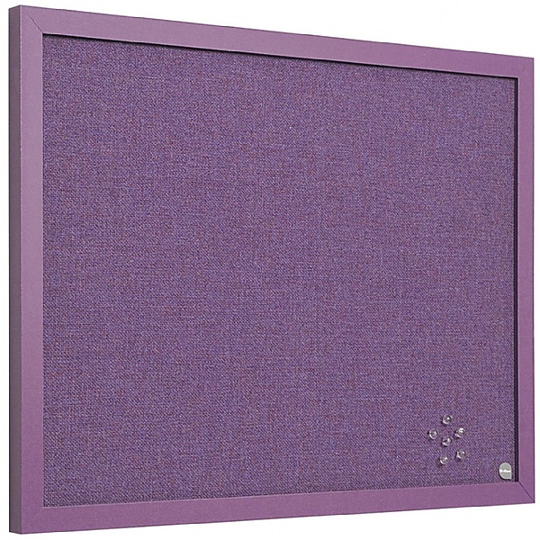 Bi-Office Lavender Notice Board