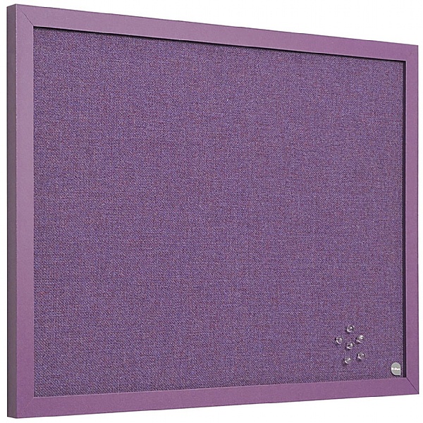 Bi-Office Lavender Notice Board