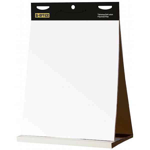 BiOffice Tabletop Self Stick Flipchart Pad Flipchart Easels