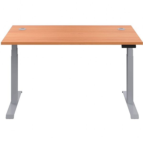 Commerce II Height Adjustable Rectangular Sit-Stand Desks