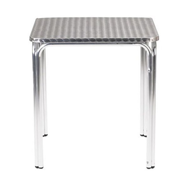 Aluminium Bistro Square Stacking Table