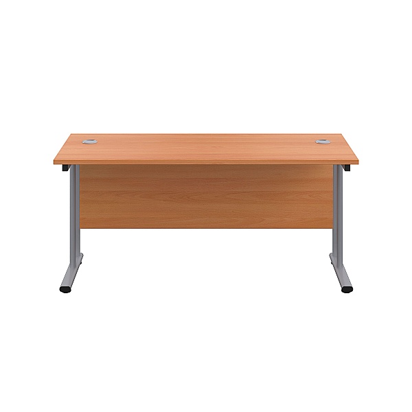 Commerce II Deluxe Compact Rectangular Desk