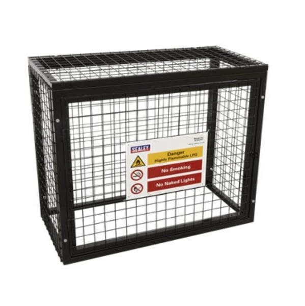 Sealey Gas Cylinder Safety Cage - 1000W x 500D x 1400H
