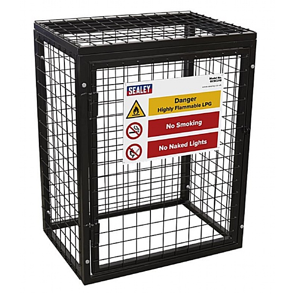 Sealey Gas Cylinder Safety Cage - 700W x 500D x 900H