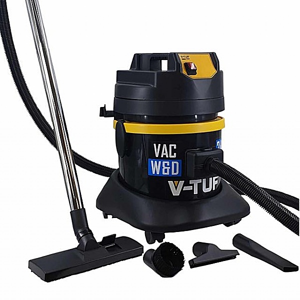 VTUF 240V, 21L Heavy Industrial Wet & Dry Vacuum Cleaner Wet & Dry