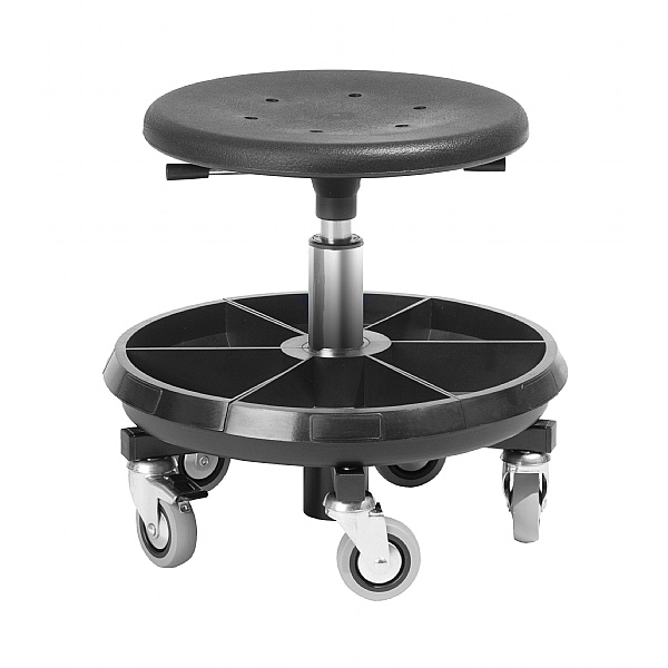 Bott Cubio Low Mobile Work Stool Black Tray