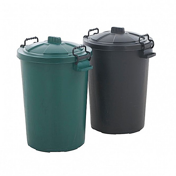 BiGDUG Essentials 85 Litre Dustbin With Clip Lid