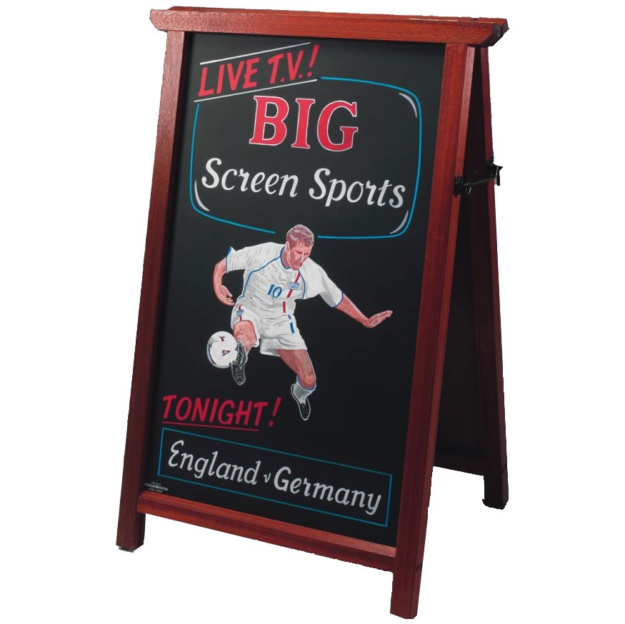 Hardwood Surround AFrame Chalkboards Chalk Boards