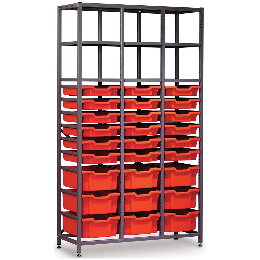Gratnells 3 Column High 27 Tray Storage Rack Tray Storage