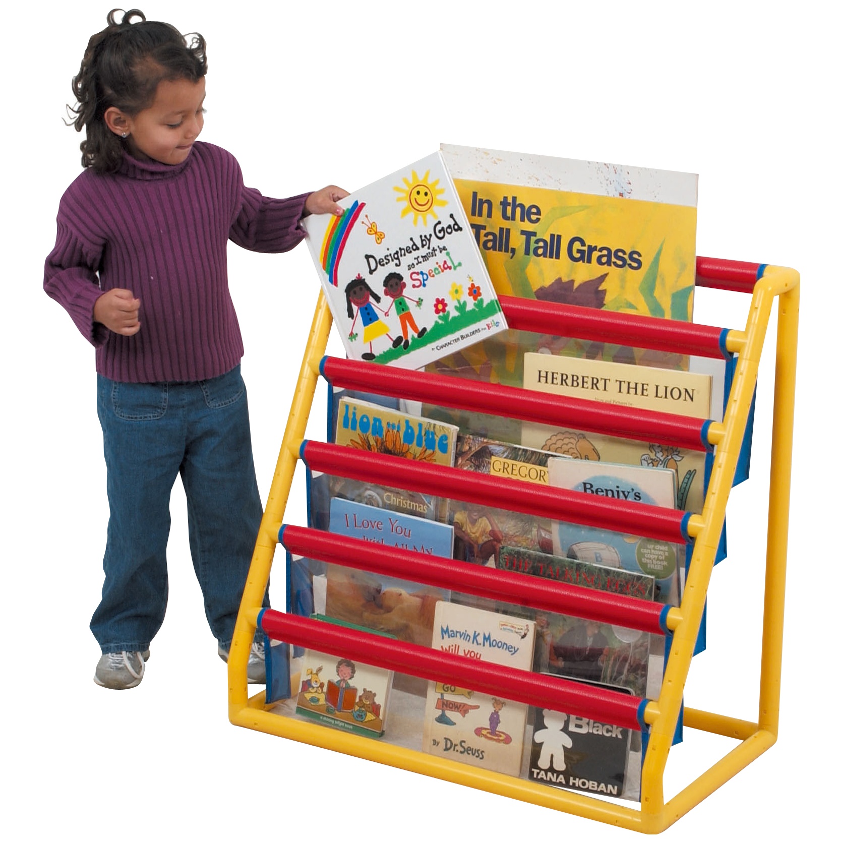 5 Pocket Book Display Unit Book & Media Display