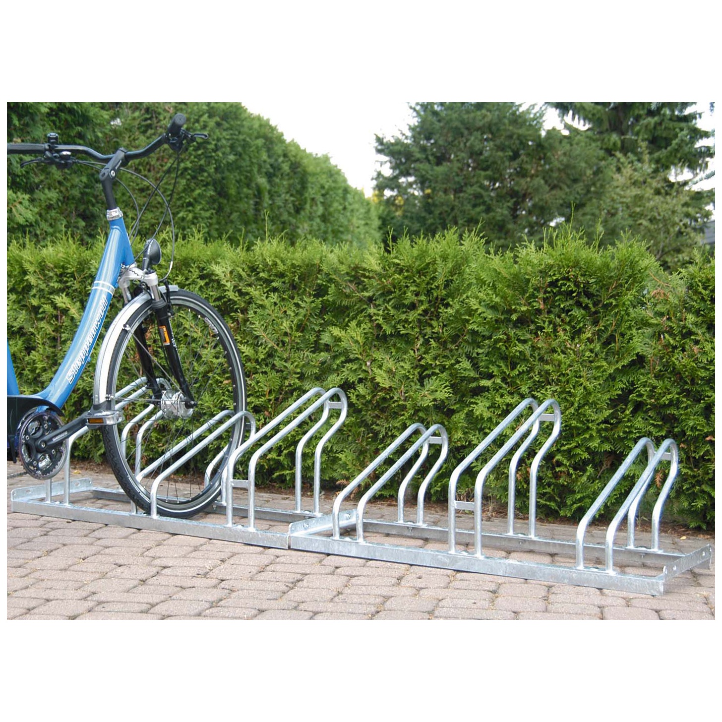 hoop bike rack