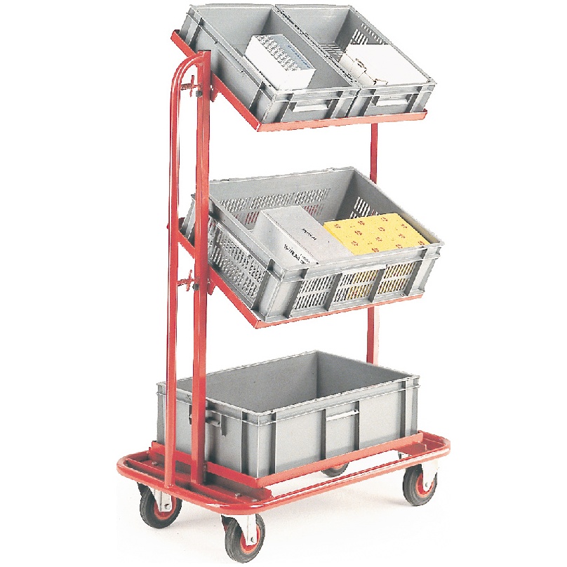 Three Tier Order Picking Trolley Picking & Warehouse Trolleys