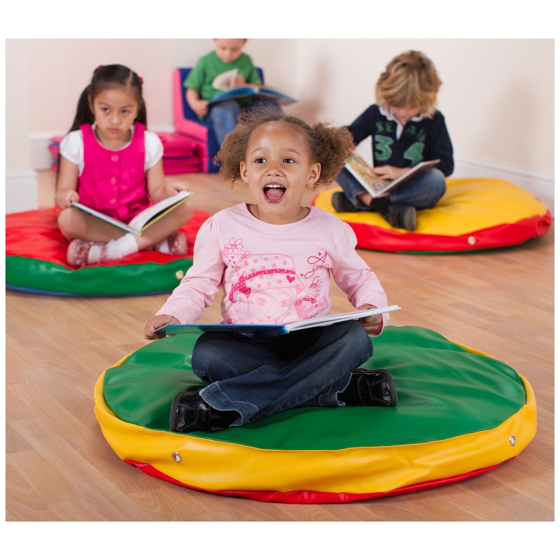 Sagbag Giant Round Floor Cushions (Pack Of 3) Chairs & Stools