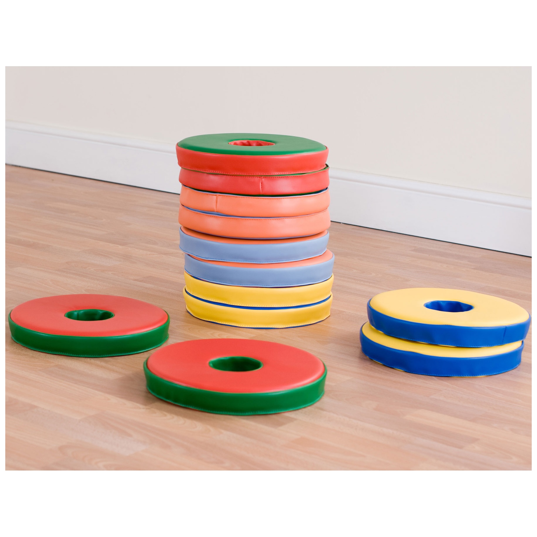 Set Of 12 Donut Cushions Themed Furniture