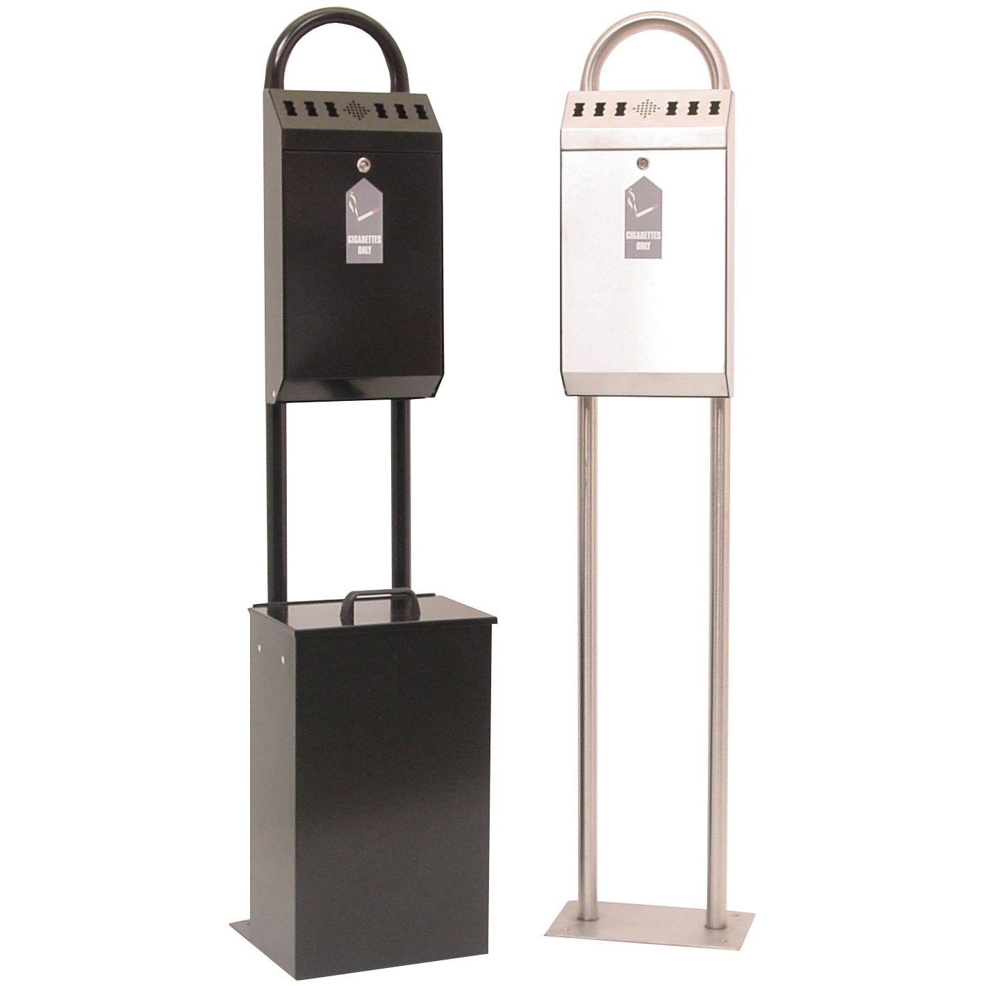 Stand Mounted Cigarette Bin All Waste Bins
