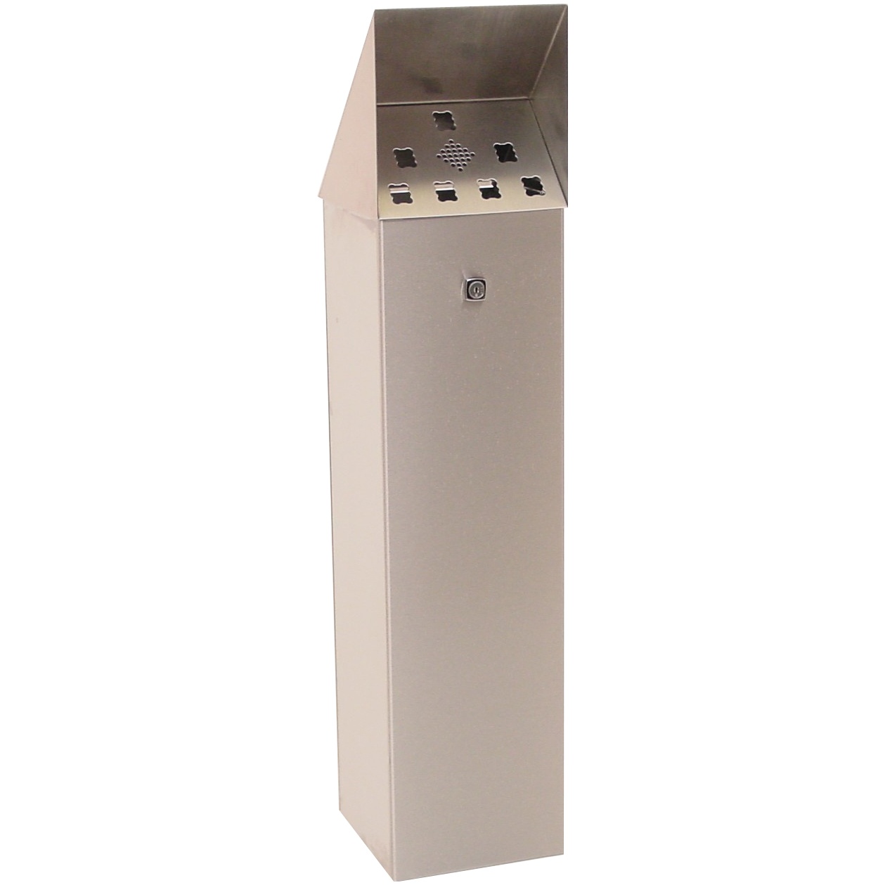 Hooded Top Floor Standing Cigarette Bin All Waste Bins
