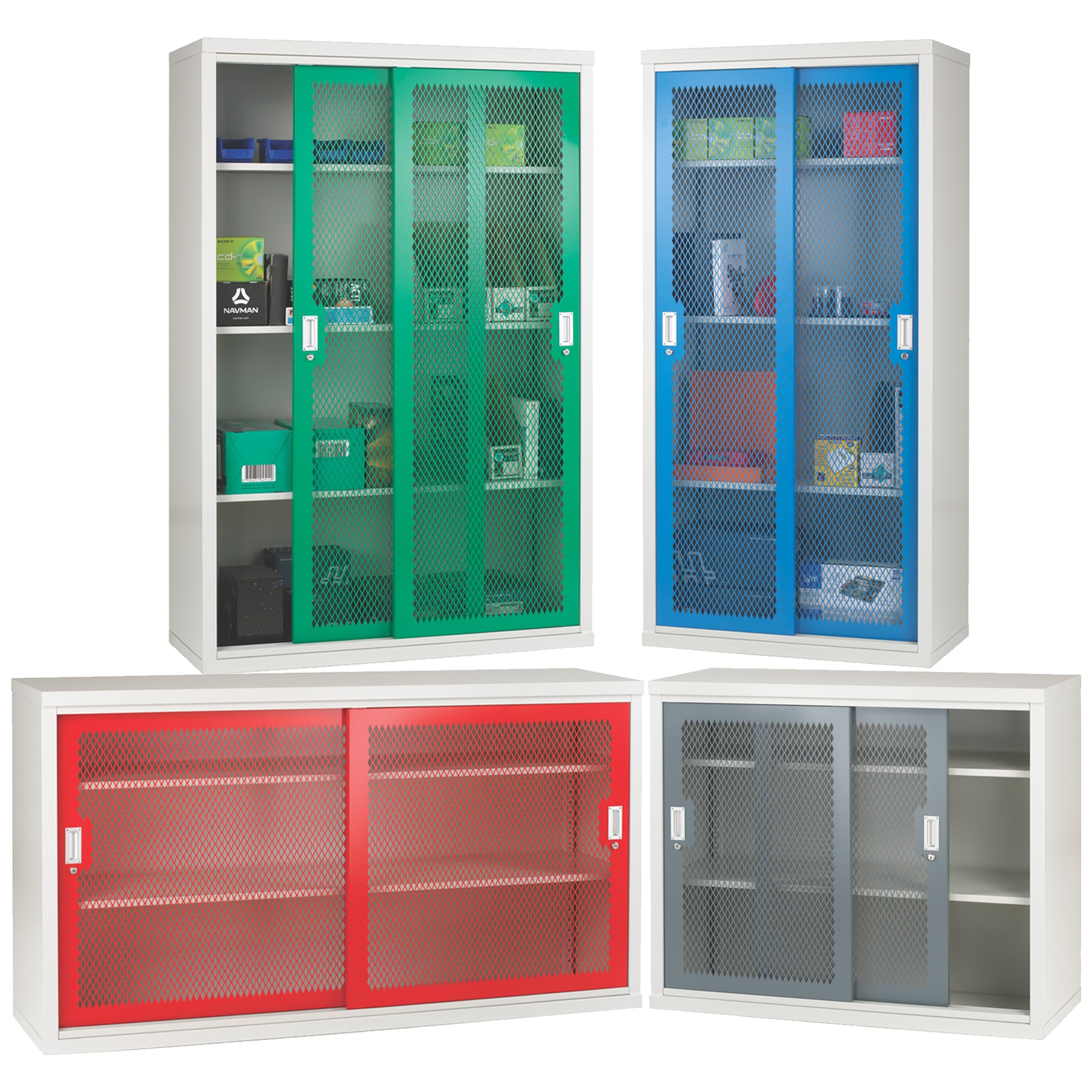Sliding Mesh Door Cupboards 84 Series Industrial Cupboards