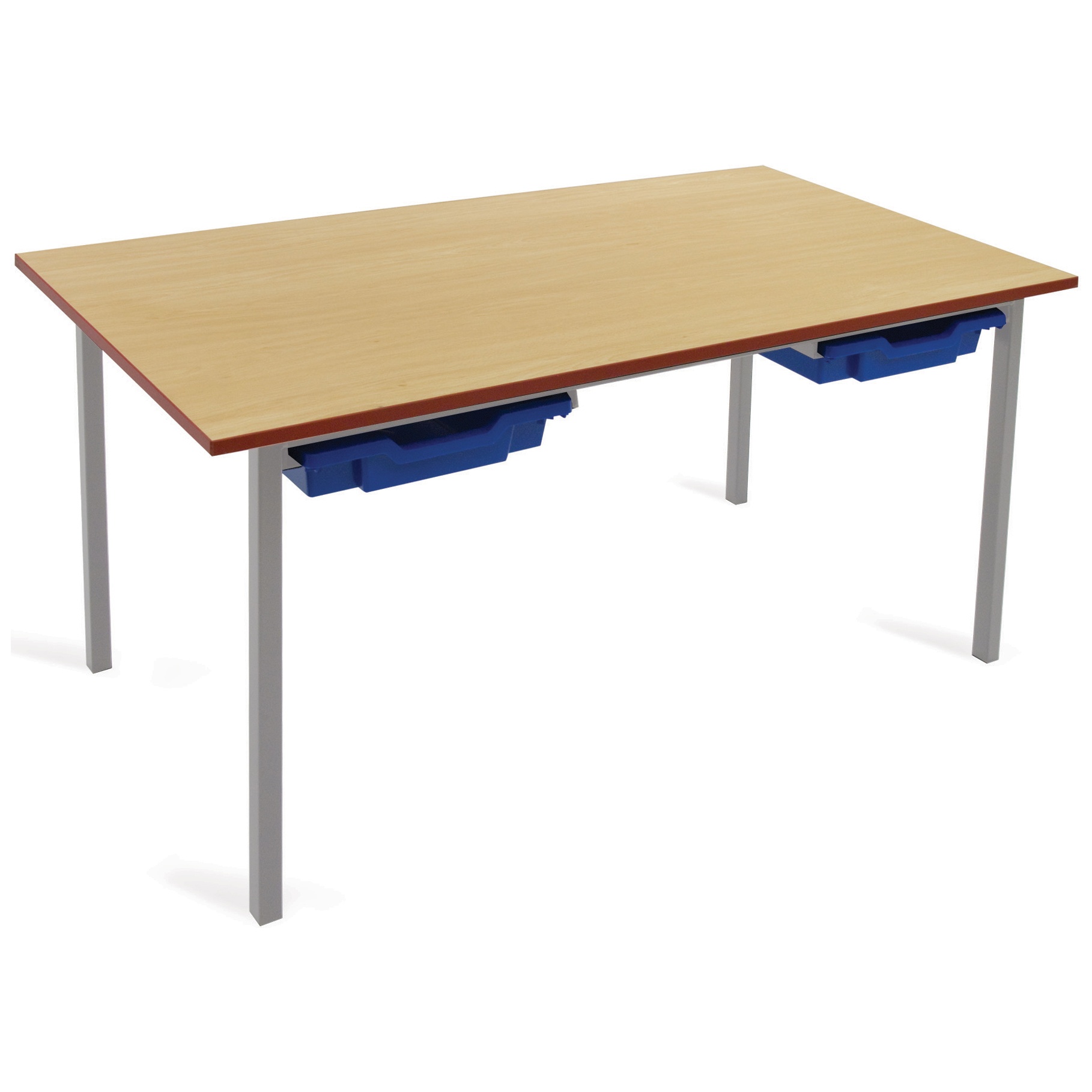Scholar Light Grey Frame Classroom Tables With Trays Classroom Desks