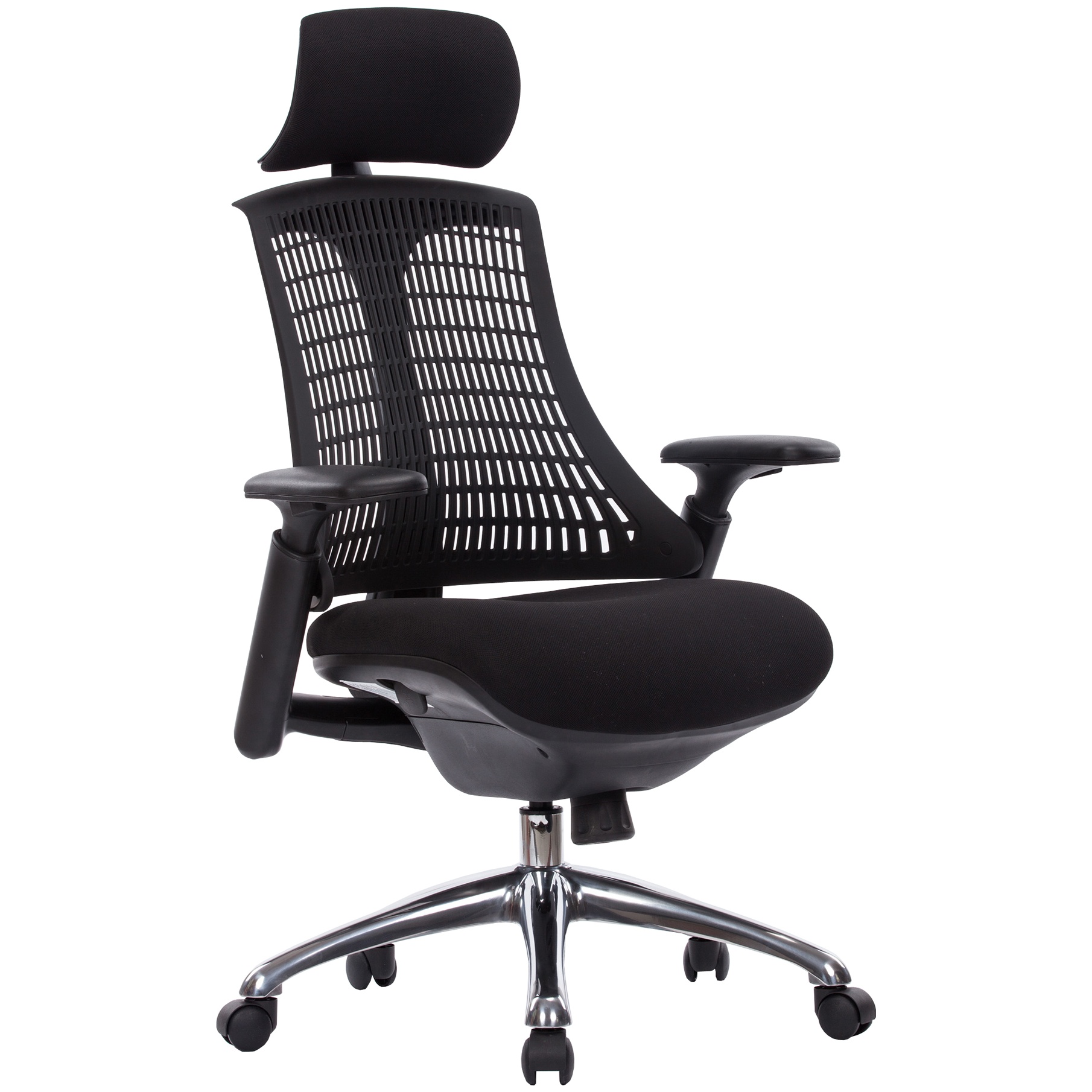 Flash Ergonomic Task Chair With Headrest Operator / Task Chairs