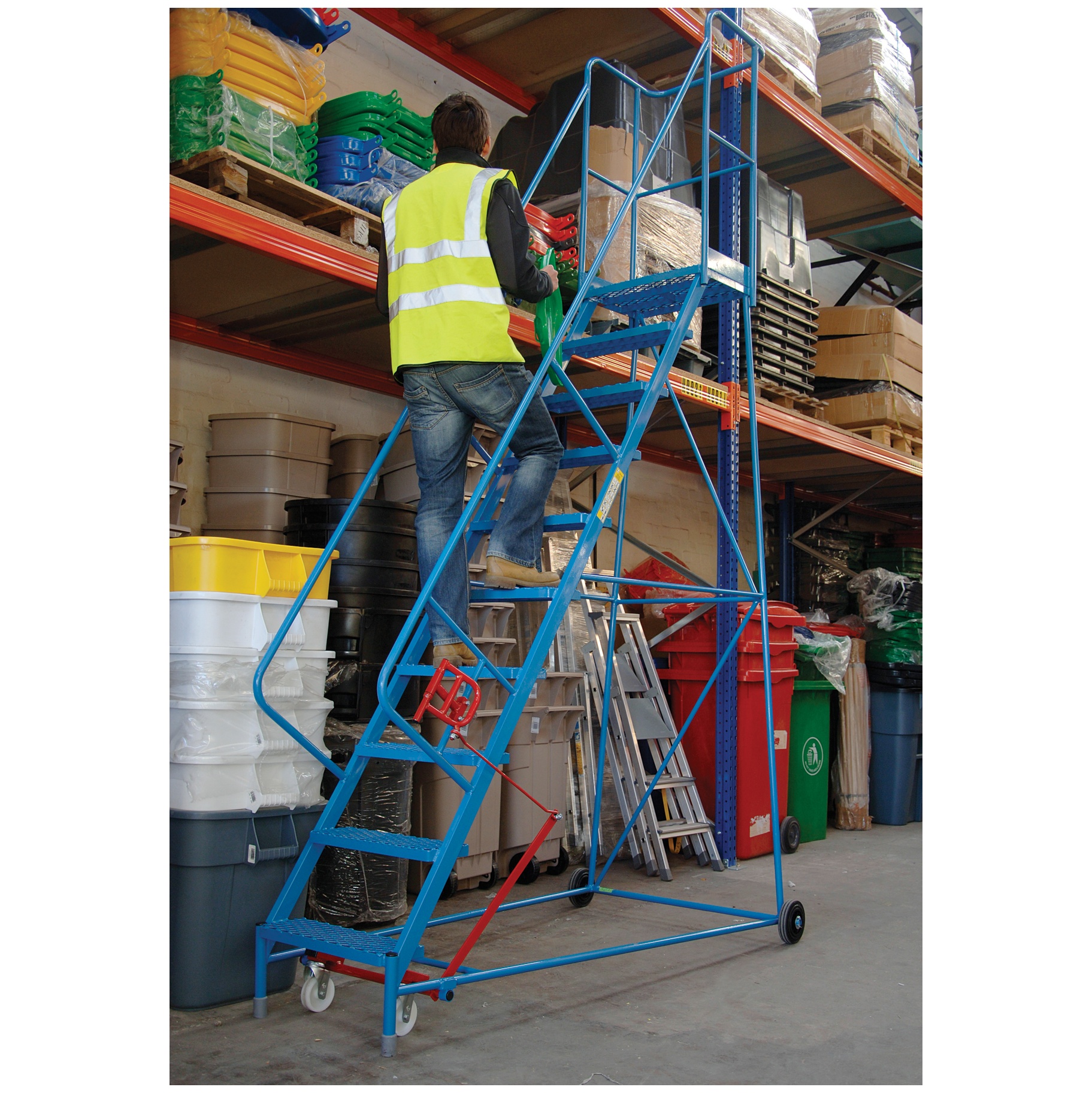 Fort Atlas Grip Lift Step Ladders Grip Lift Mechanism Steps