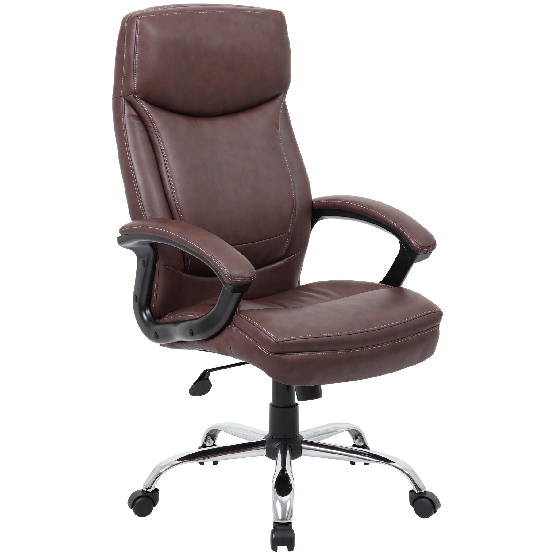 Modena High Back Leather Manager Chairs Executive Office Modena High Back Leather Manager Chairs, Brown Leather Desk Chairs Uk