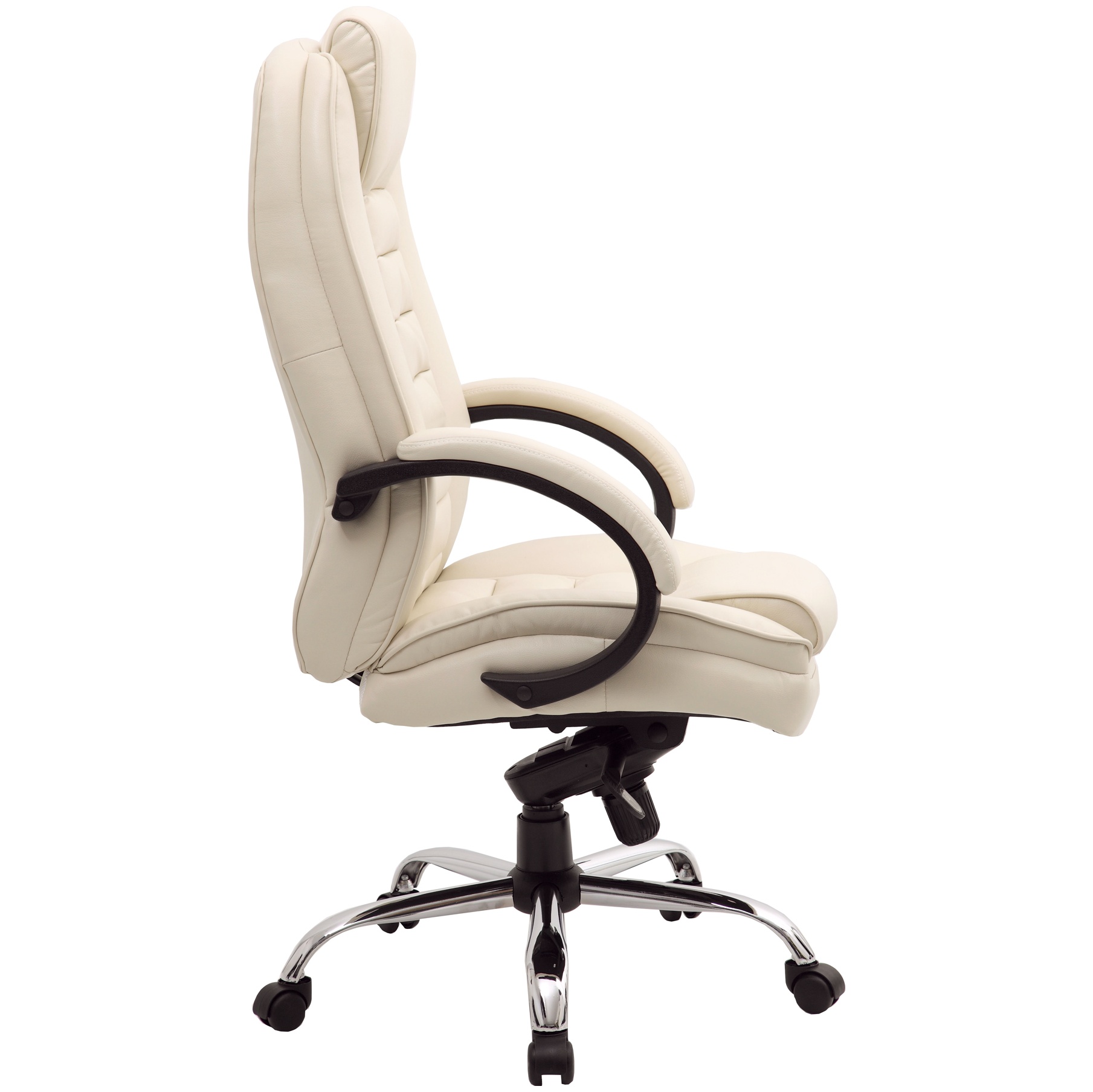 Lucca cream executive top leather office chairs