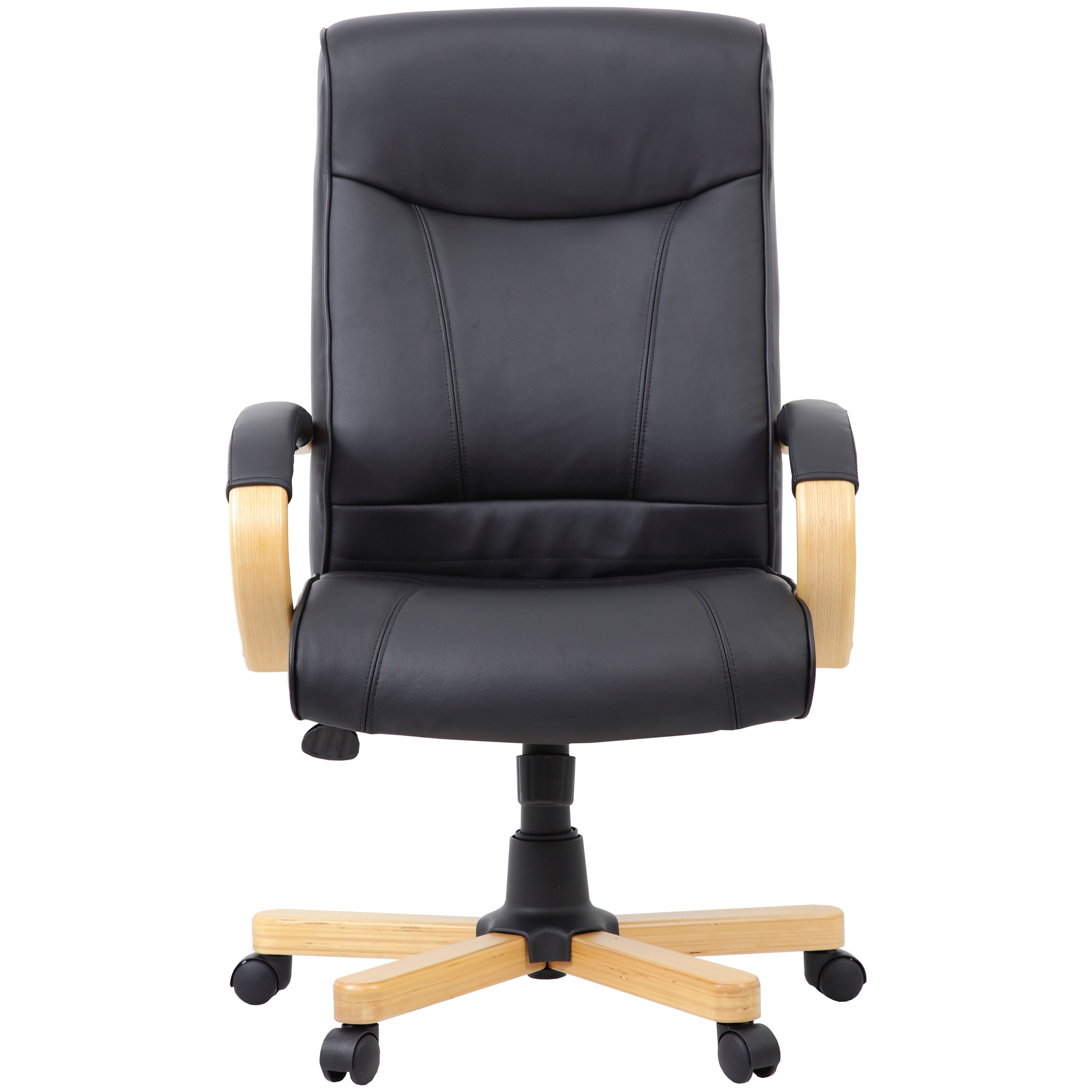 Farnham Black Leather Office Chair | Executive Office Chairs
