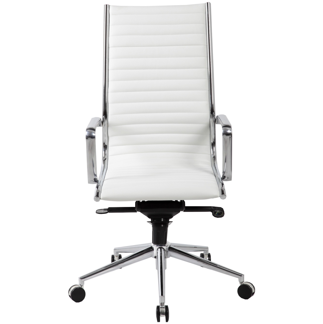 Abbey High Back White Leather Office, White Leather Office Chairs Uk