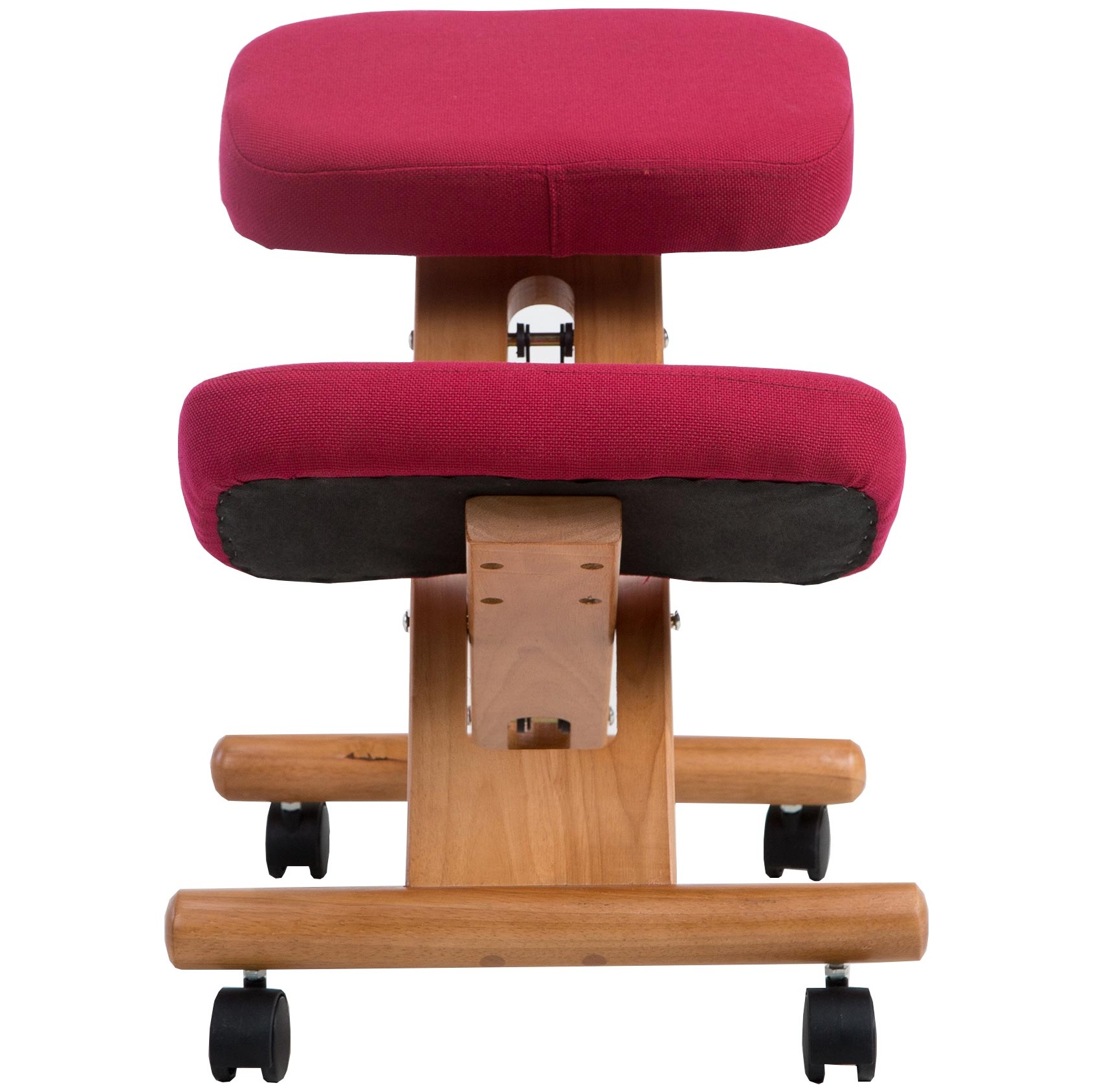 posture deluxe wooden kneeler chair
