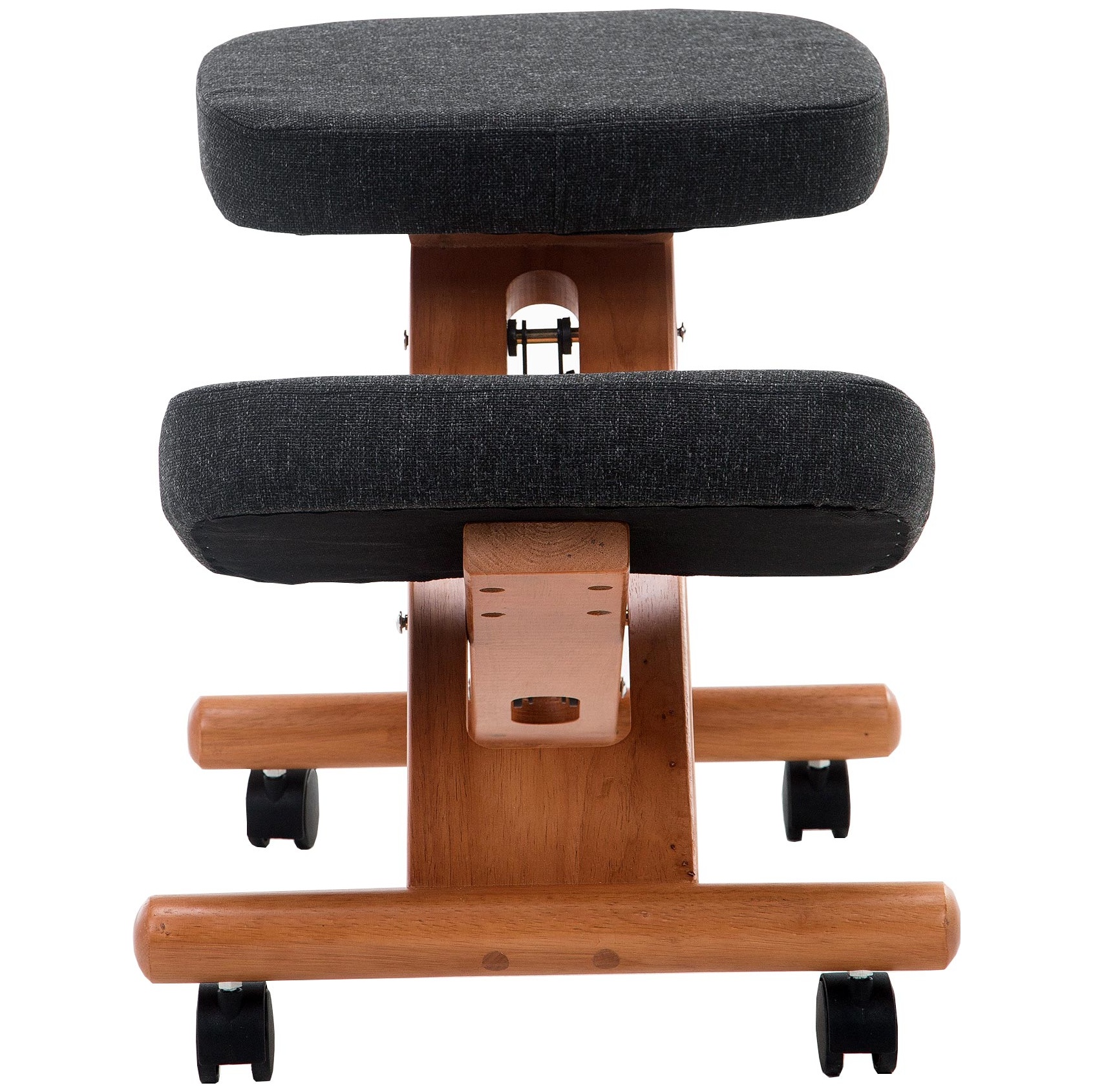posture deluxe wooden kneeler chair
