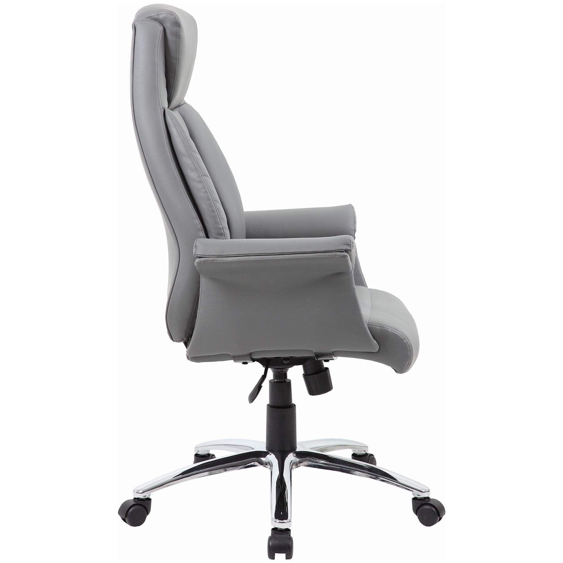 Jersey High Back Executive Leather Faced Armchair Executive Office Chairs
