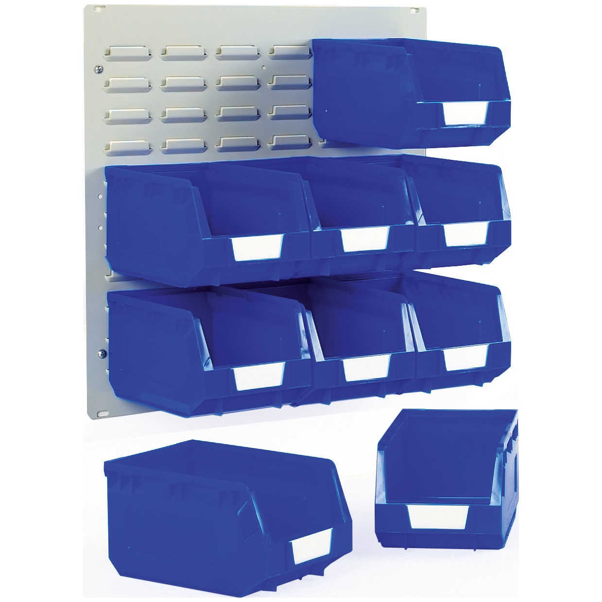 Bott Louvred Panel 9 Bin Mini Kit | Perforated & Louvre Racks & Trolleys