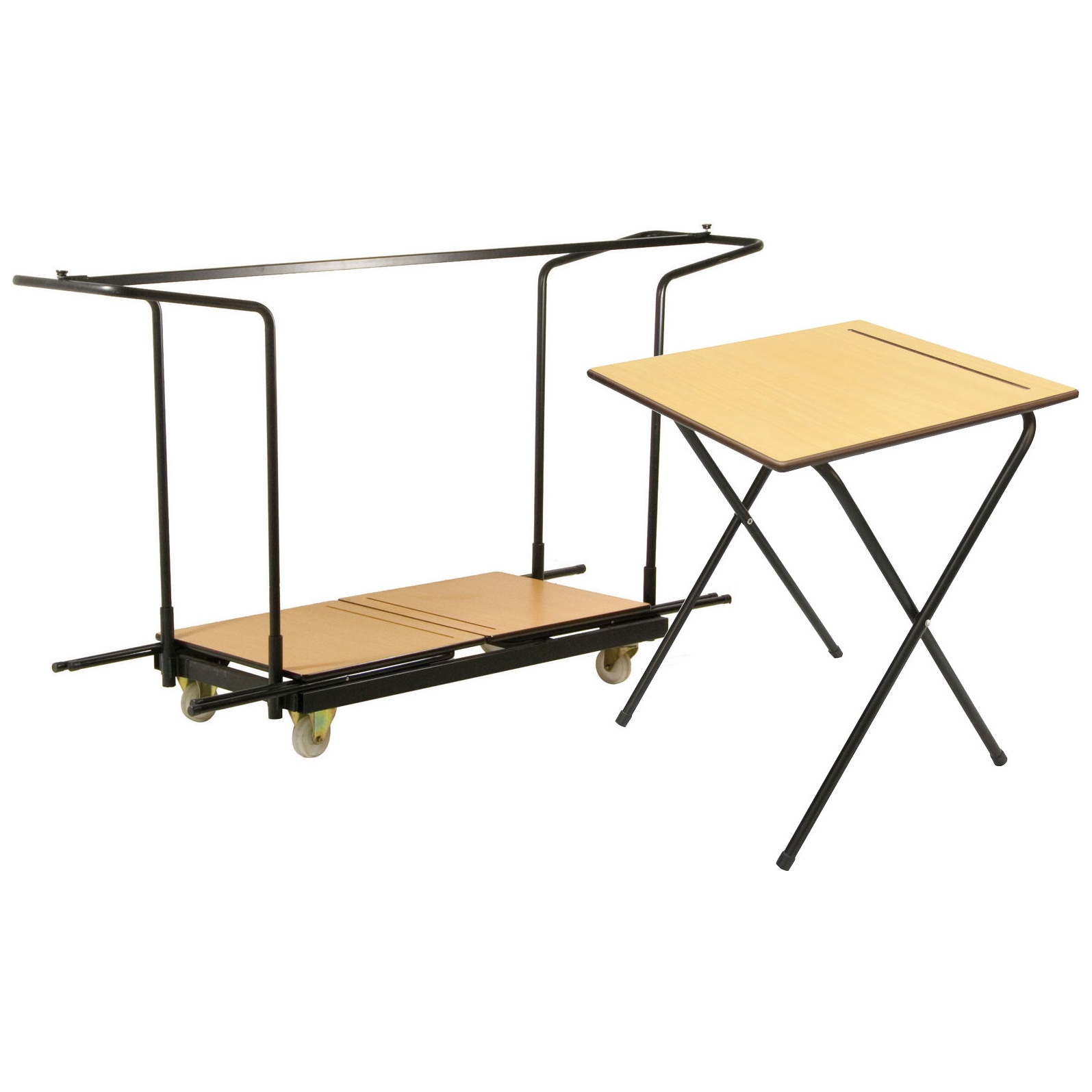Essentials Folding Exam Desk Bundle 40 Desks Exam Desks & Chairs