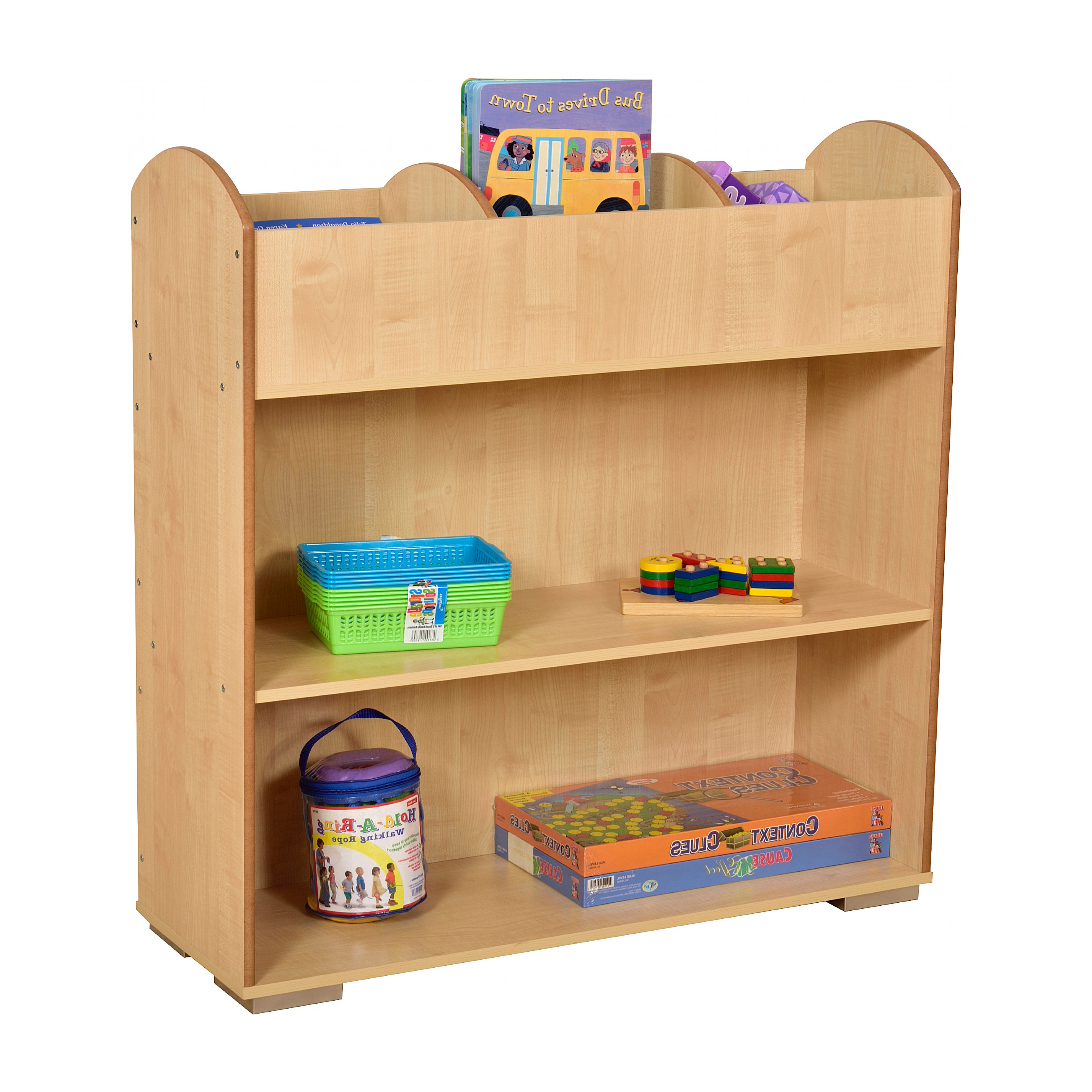 Maple Bookcase and Browser Bookcases & Literature Sorters
