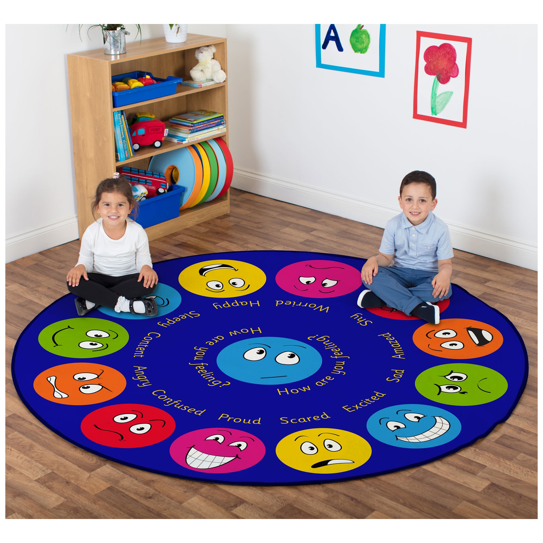 Emotions Circular Carpet Soft Play, Cushions & Mats