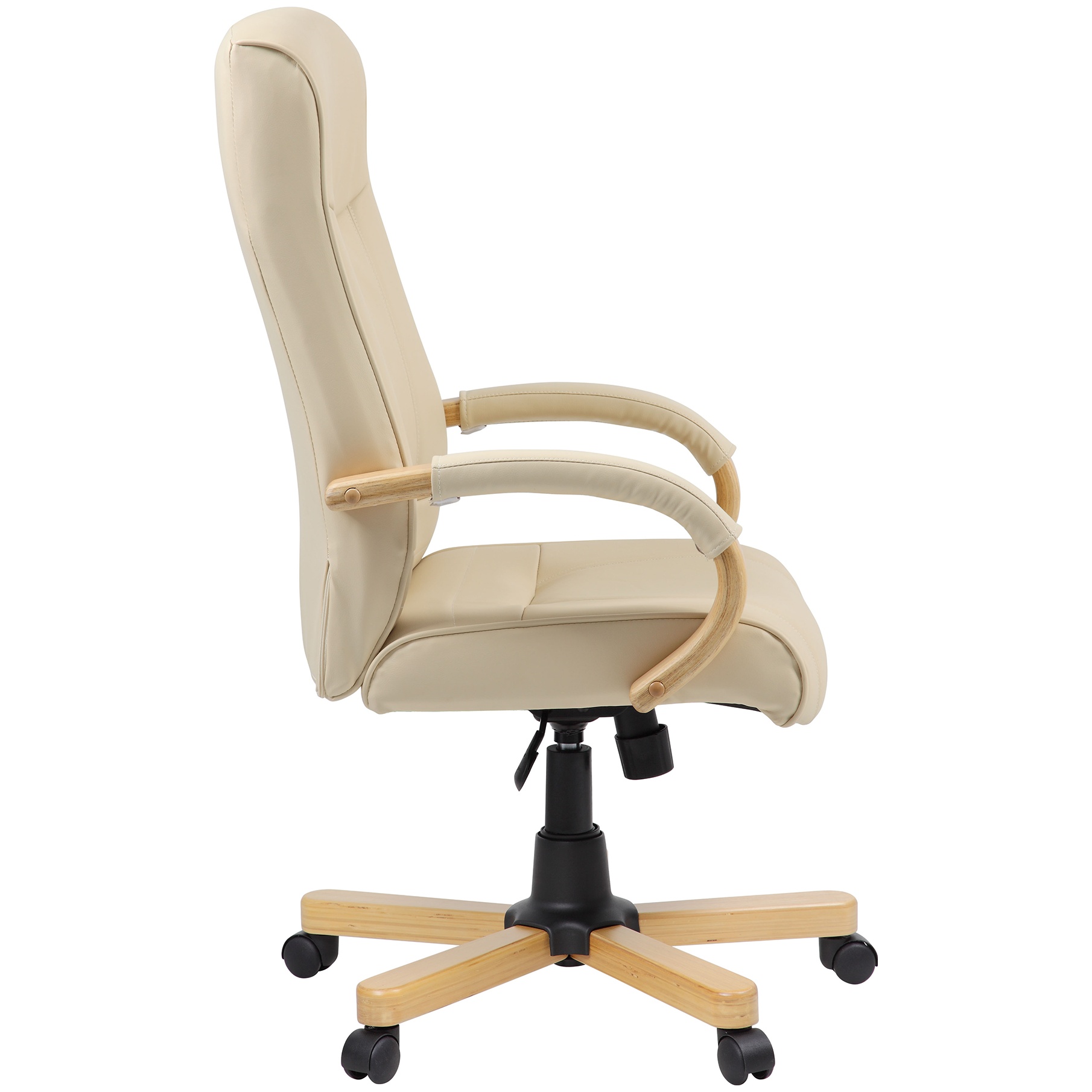 Farnham Cream Leather Office Chair | Executive Office Chairs