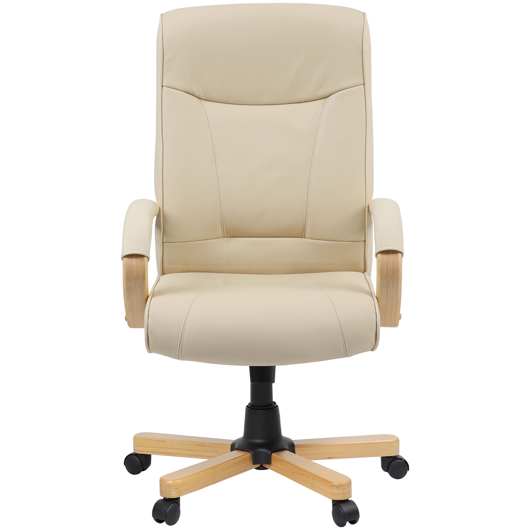 Farnham Cream Leather Office Chair Executive Office Chairs