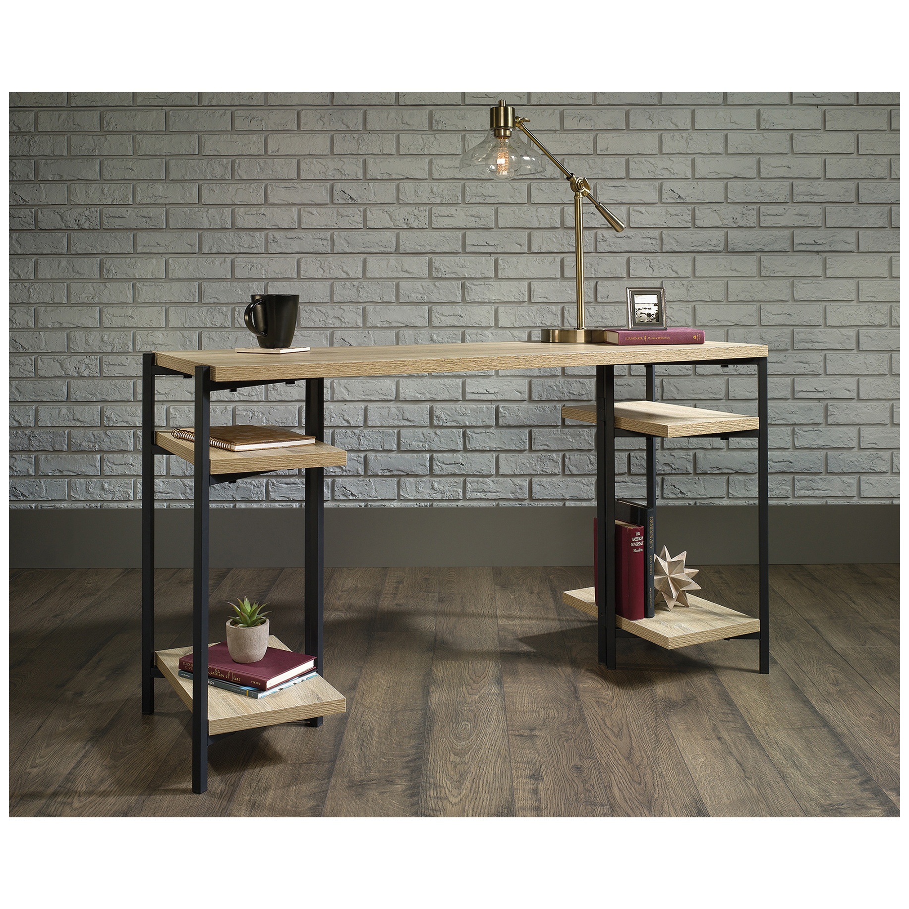 Foundry industrial style laptop on sale desk