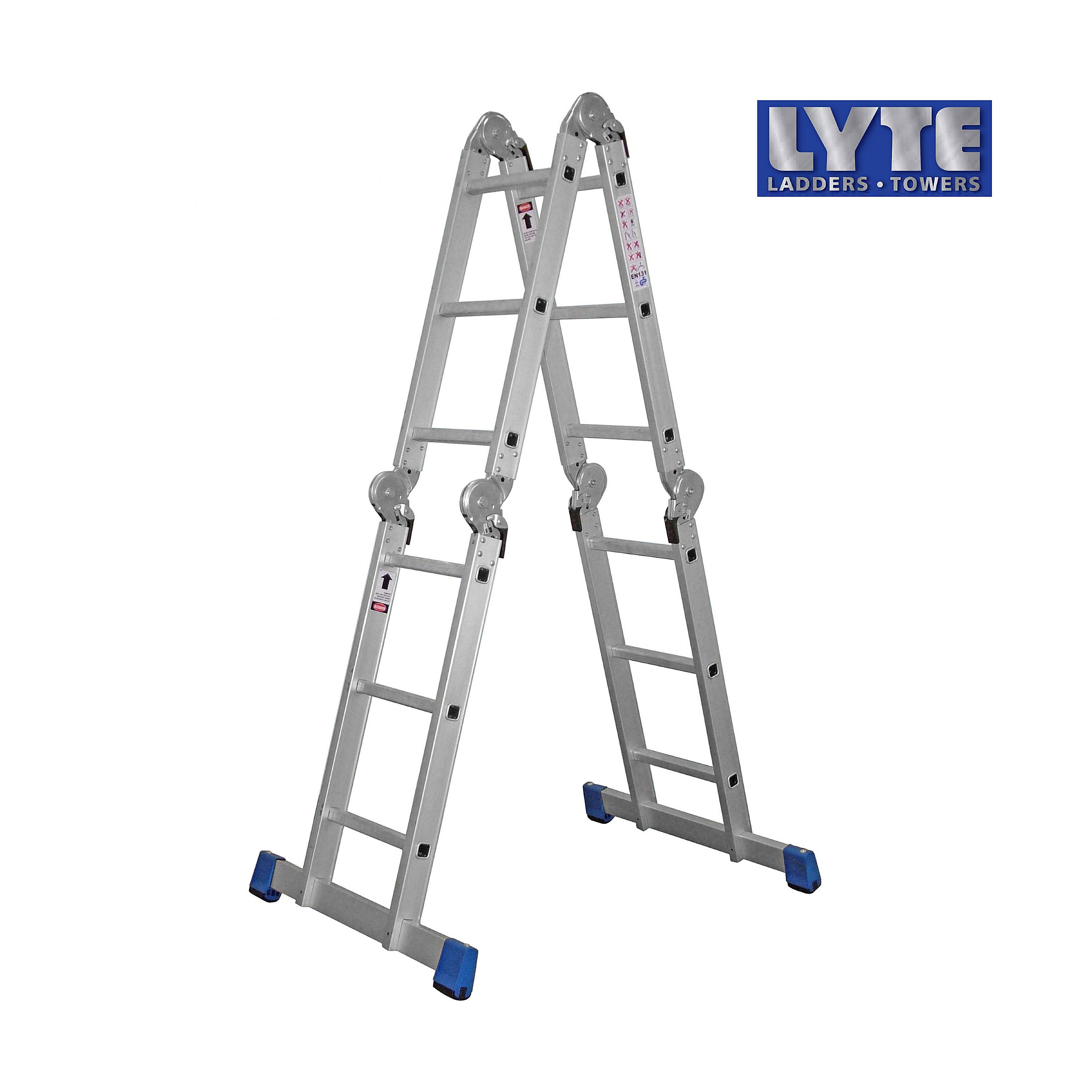 Lyte Aluminium Multi Purpose Ladders Combination Steps/Ladders