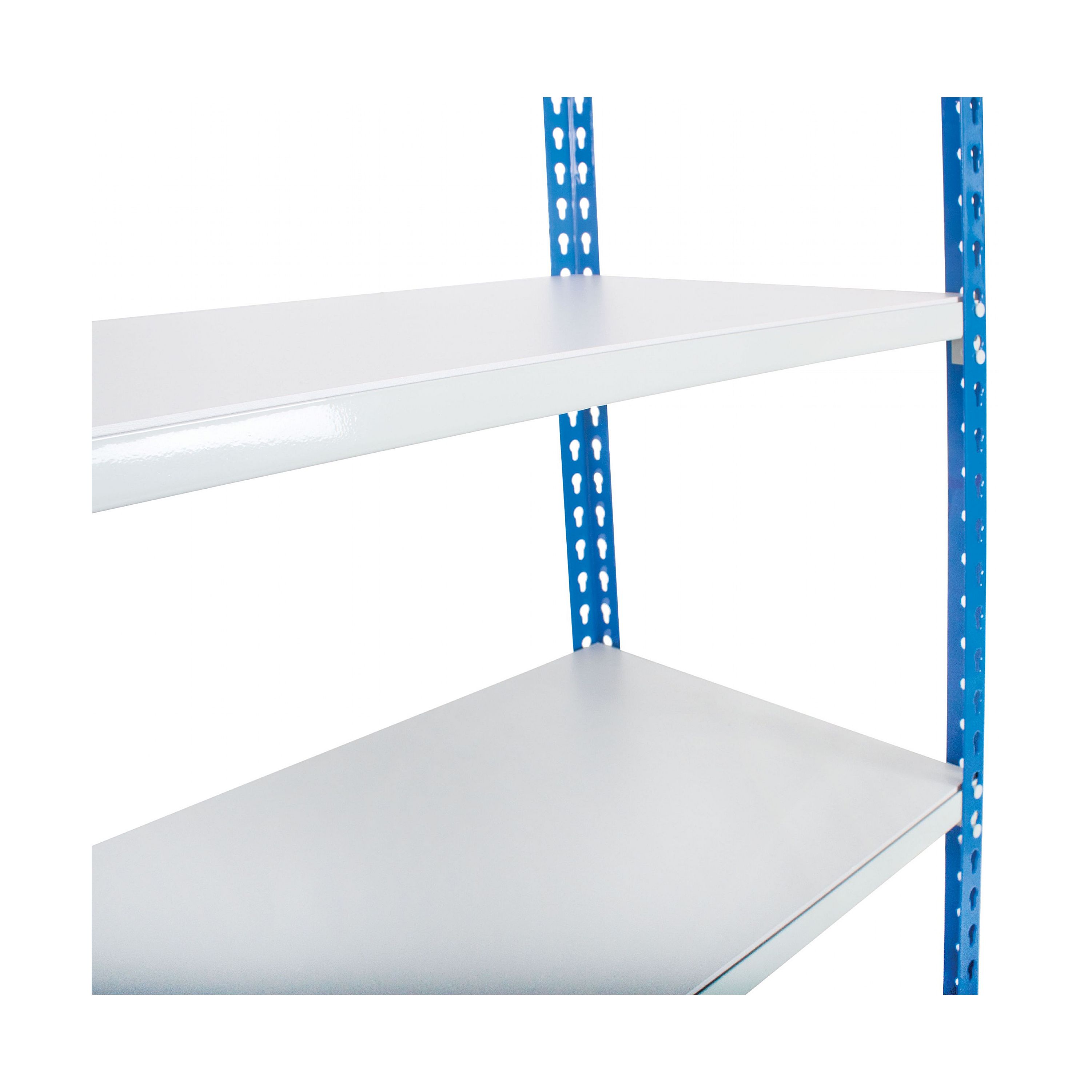 Light Duty Easy Clean Rivet Shelving Value & Light Duty Shelving