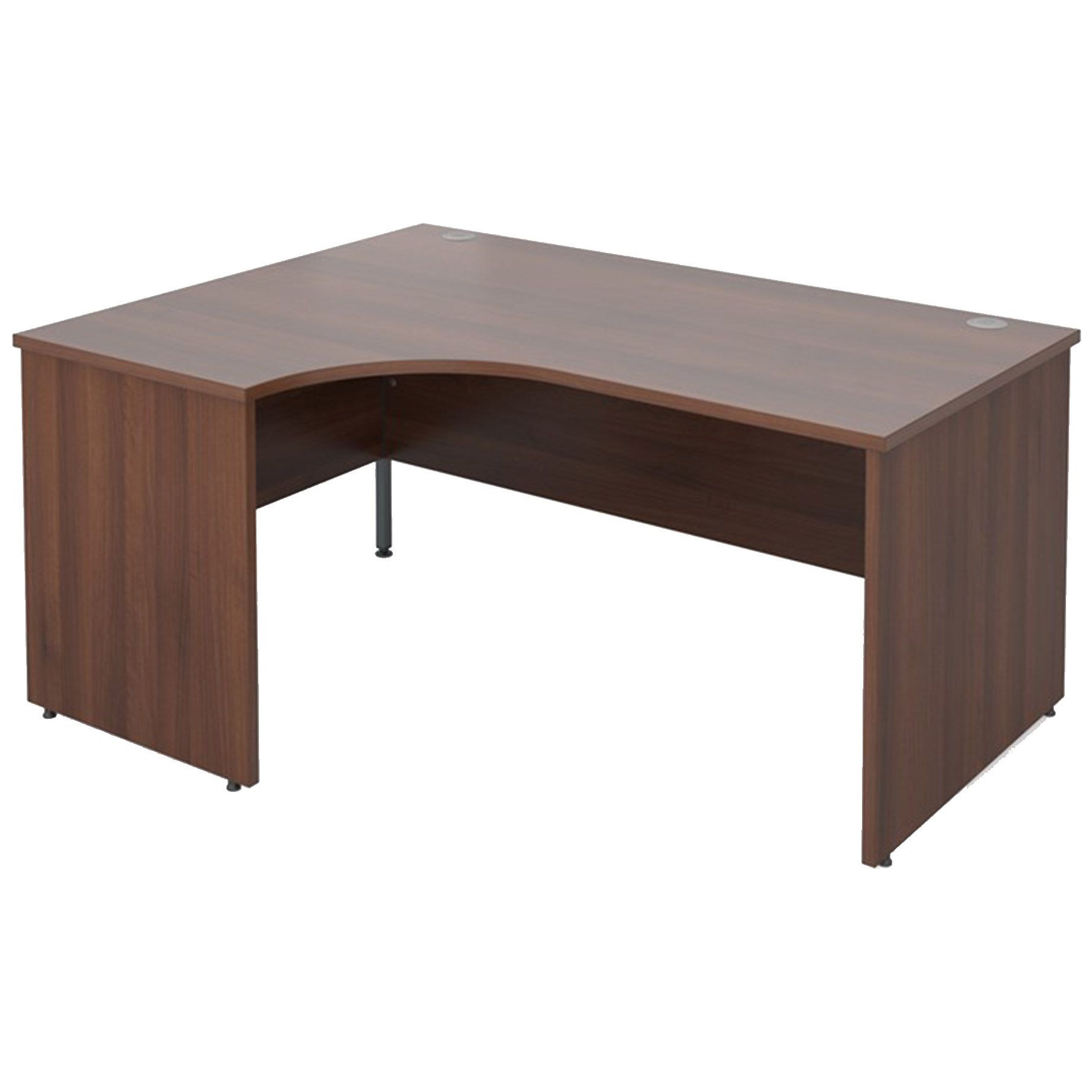Malbec II Walnut Panel End Ergonomic Desks Ergonomic Office Desks