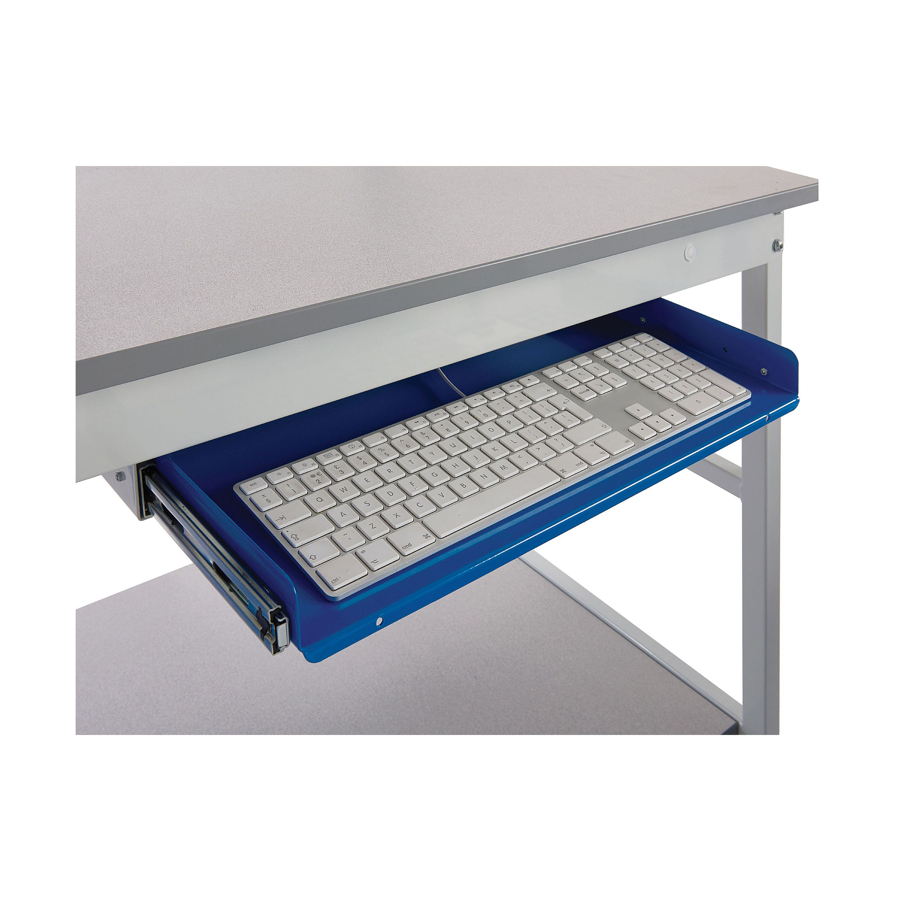 Computer desk pull clearance out keyboard shelf