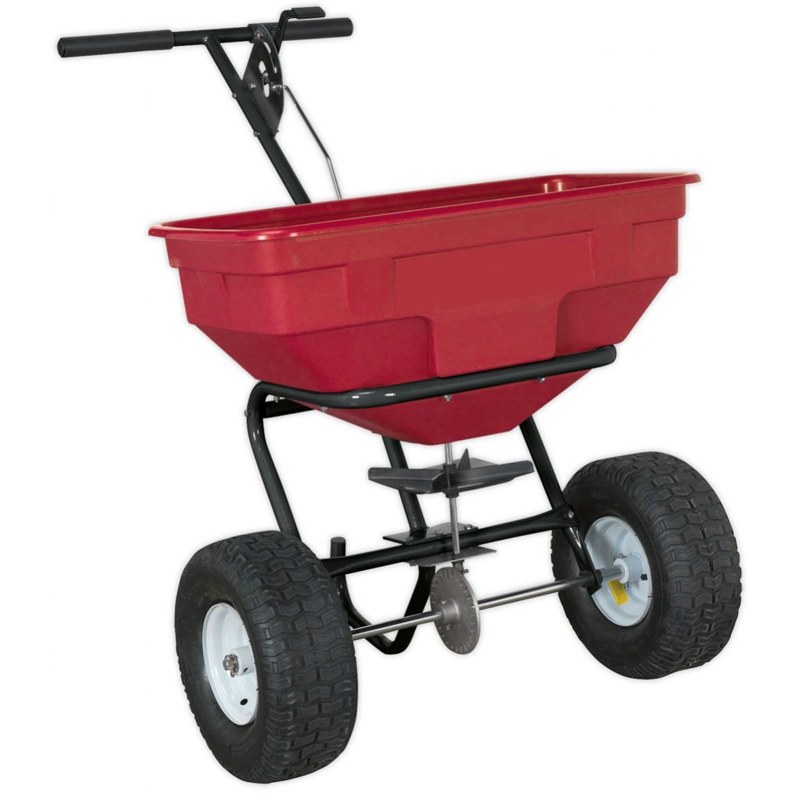 Sealey 57kg Walk Behind Broadcast Spreader Salt And Fertiliser Spreaders