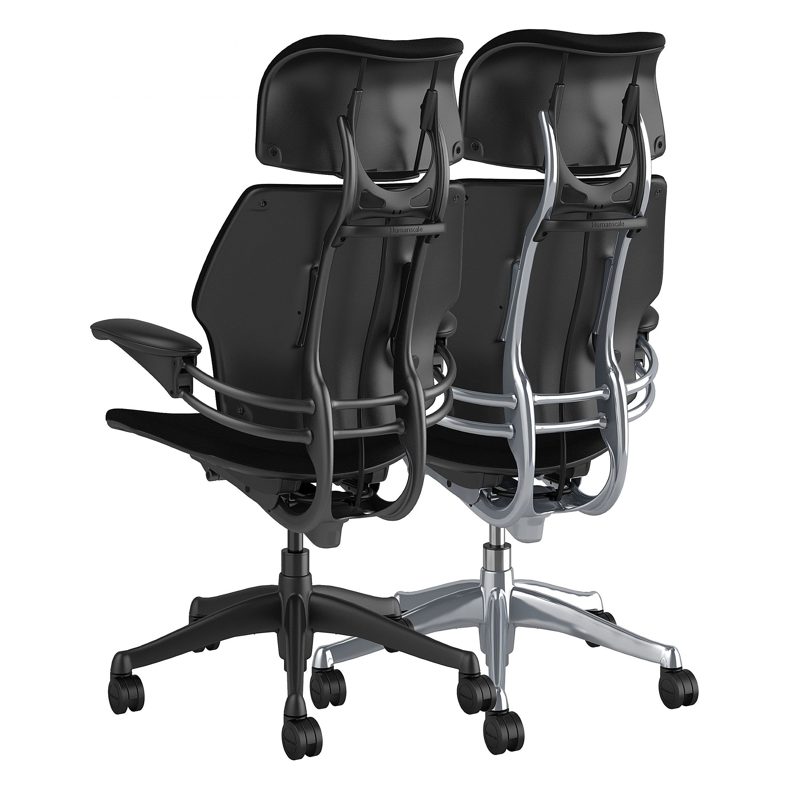 Humanscale freedom task clearance chair with headrest