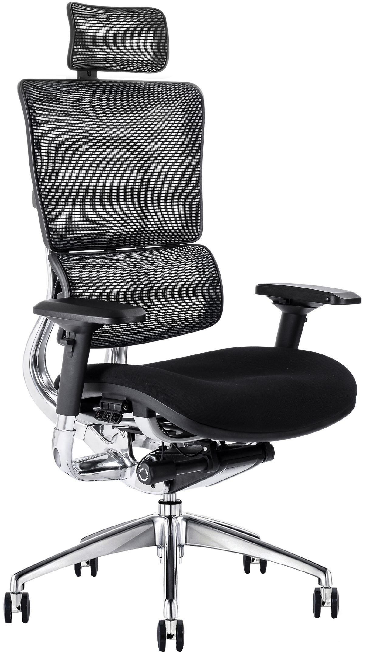 Fabric Office Chair With Headrest, Desire 24hr Ergonomic Mesh Office Chair With Headrest
